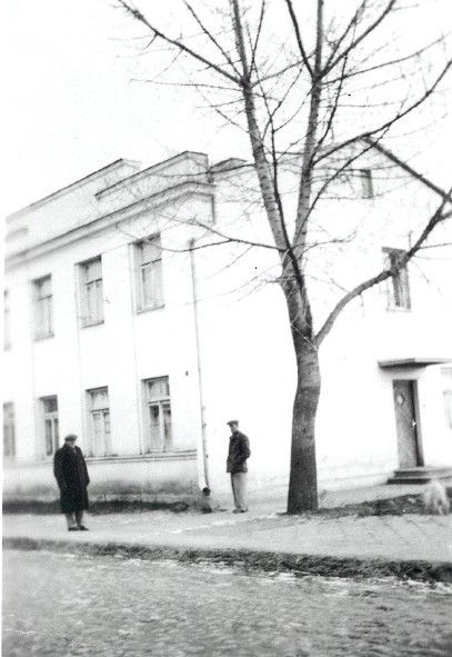 The building which housed the Judenrat in the Mlawa ghetto.